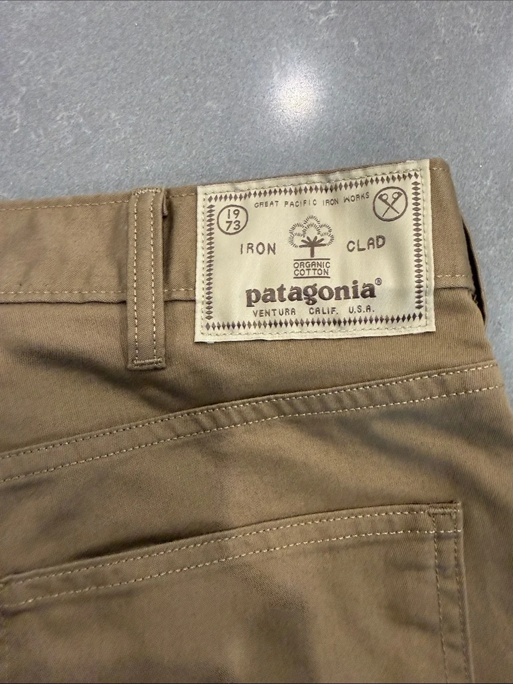 Patagonia Men's Tan Chinos - Straight Leg